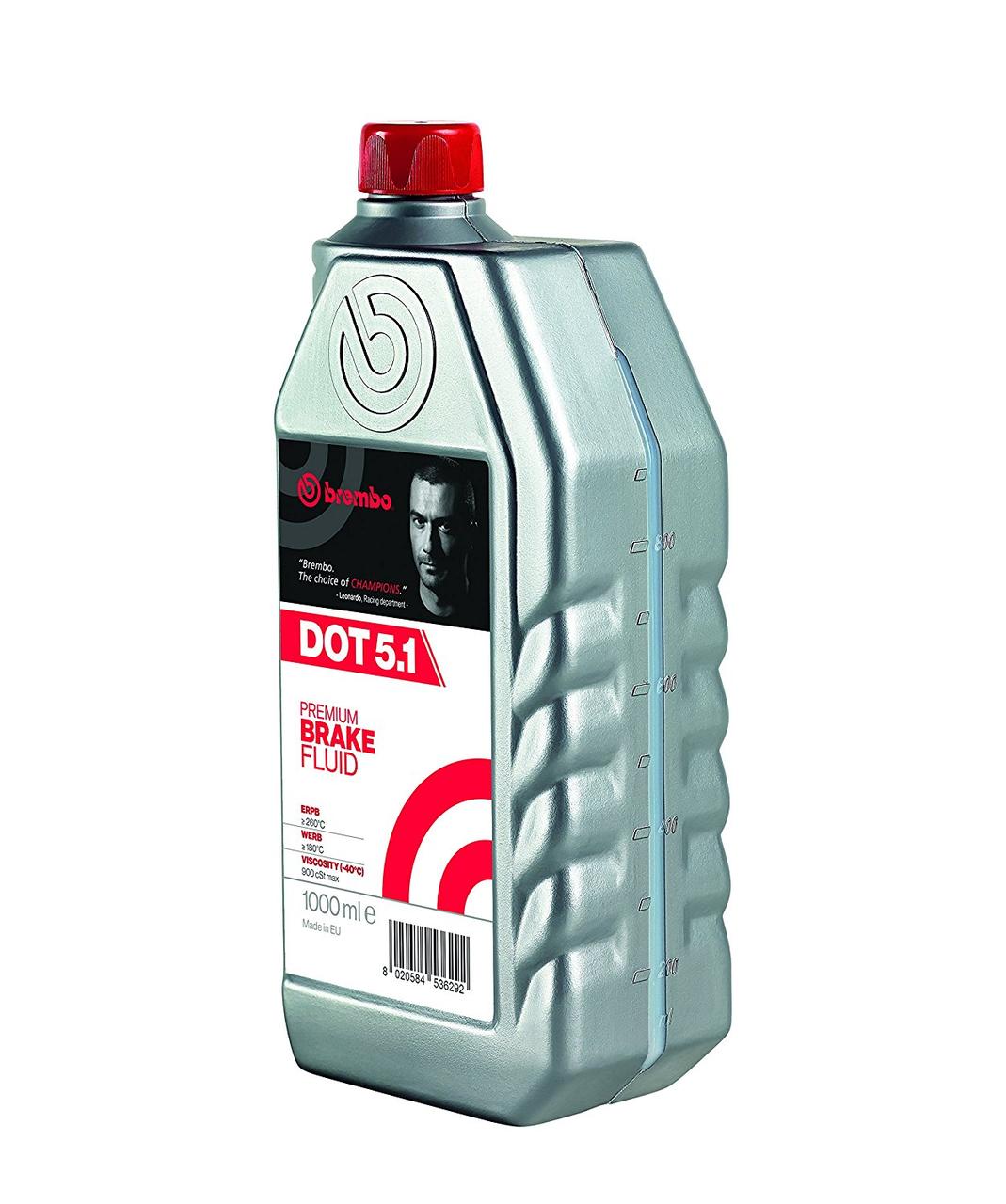 Жидкость тормозная Brembo L05010 Brake Fluid DOT 5.1, 1л