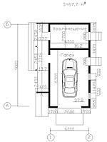 Проект гаража с подсобным помещением