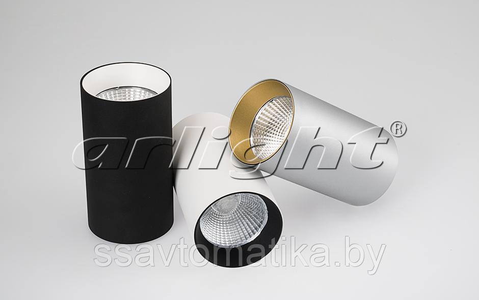 Светильник накладной SP-POLO-R85-1-15W Warm White 40deg (Silver, Gold Ring) - фото 3 - id-p64865512