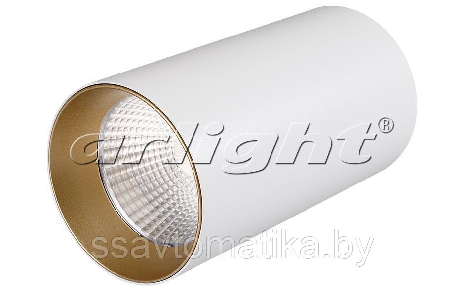 Светильник накладной SP-POLO-R85-1-15W Warm White 40deg (White, Gold Ring) - фото 1 - id-p64865519