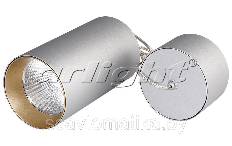 Светильник подвесной SP-POLO-R85-2-15W Warm White 40deg (Silver, Gold Ring) - фото 1 - id-p64865580