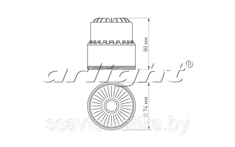 Светодиодный модуль SP-POLO-15W Day White 40deg (2-3) - фото 4 - id-p64866232