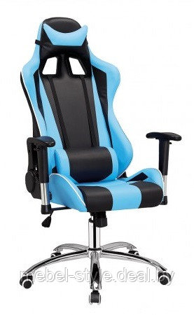 Кресло геймерское ЛОТУС S -1 для работы и дома, стул LOTUS S-1 в коже ЭКО - фото 5 - id-p67341760