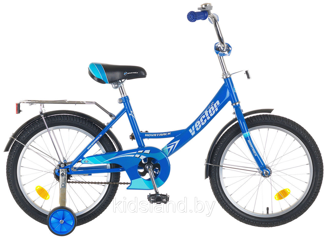 Детский велосипед Novatrack Vector 20'' синий