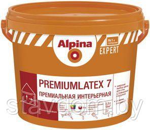 Краска дисперсионная для внутренних работ Alpina EXPERT Premiumlatex 7, База 1, 10л. - фото 1 - id-p64875412