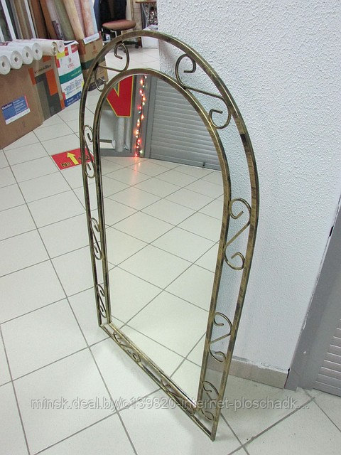 Зеркало декоративное (кованый метал) круглое