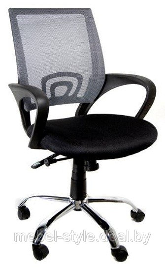 Кресло NETWORK - Омега GTP хром для работы на компьютере в офисе и дома, Нетворк - Omega GTP Chrome в ткани - фото 1 - id-p2738030