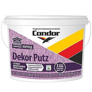  Штукатурка декоративная Condor Dekor Putz  "короед"  2,0 и  3,0 мм  25 кг, фото 2