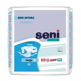 Подгузники для взрослых Seni Optima с поясом для фиксации , размер 3 (L), 10 шт.