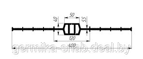 ГИДРОШПОНКА ПВХ 400 мм для деф.швов 50 мм