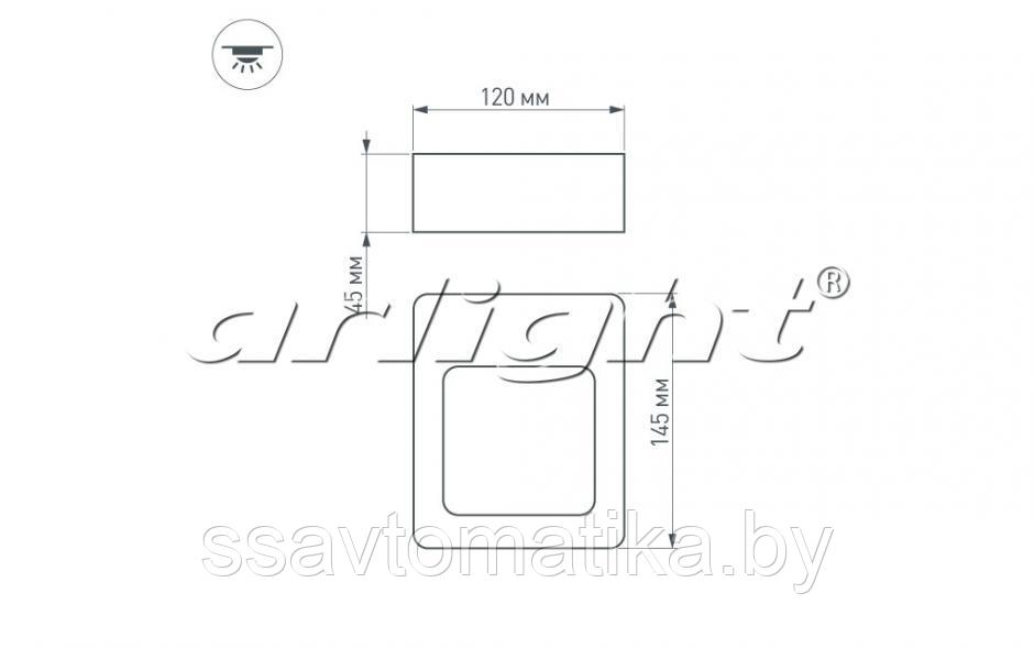 Светильник LGD-Wall-Frame-2B-5W Warm White - фото 5 - id-p64912083