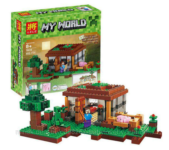 Конструктор Minecraft "My World" 79045(аналог Лего )