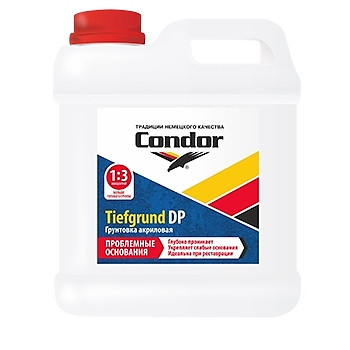Грунтовка для проблемных оснований Condor Tiefgrund DP (концентрат 1:3)  2,0 л