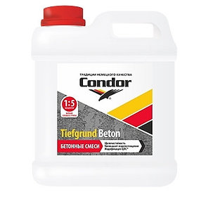 Грунтовка для бетона Condor Tiefgrund Beton ( концентрат 1:5)  2,0  л, фото 2