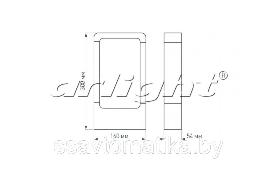 Светильник LGD-Path-Frame-J300B-7W Warm White - фото 5 - id-p64923195