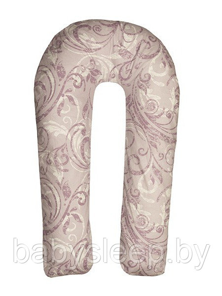 Подушка для беременной U форма. "Бигпил" 390. XL размер - 175см. Хлопок,Лен,Сатин.