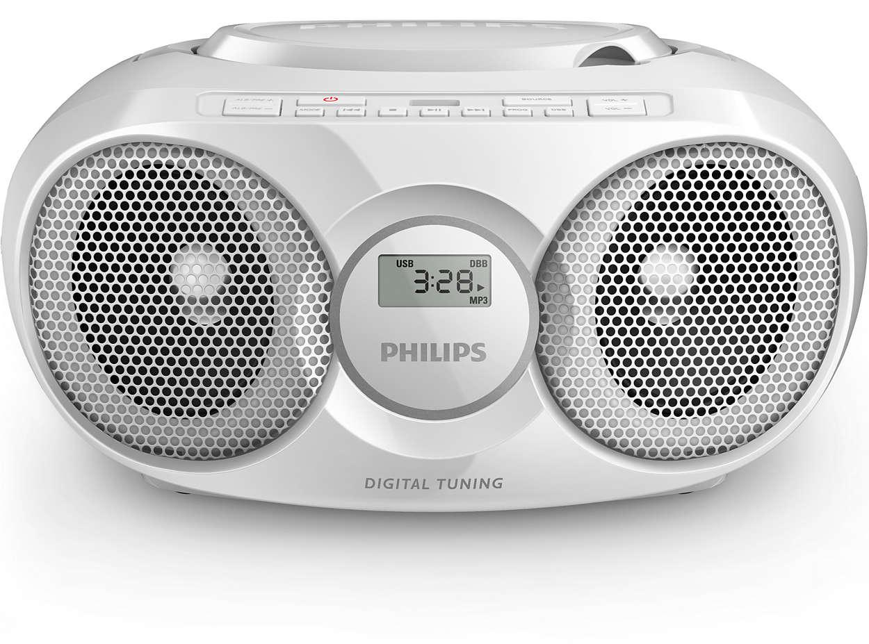 Магнитола Philips AZ318W/12 - фото 1 - id-p64938288