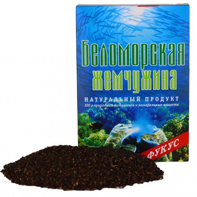 Фукус Водоросли "Беломорская жемчужина" 100 г - фото 1 - id-p64943328