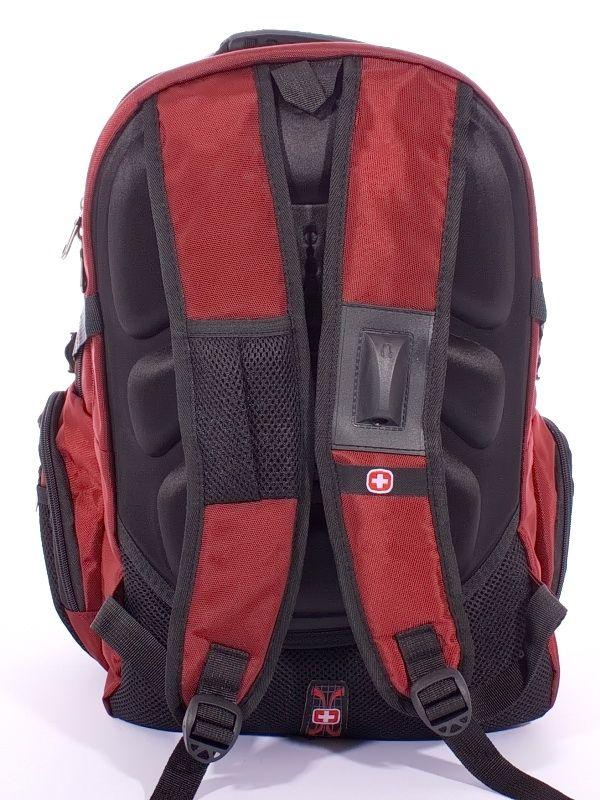 Рюкзак SwissGear с usb шнуром, бордовый.ортопед. - фото 2 - id-p65902133
