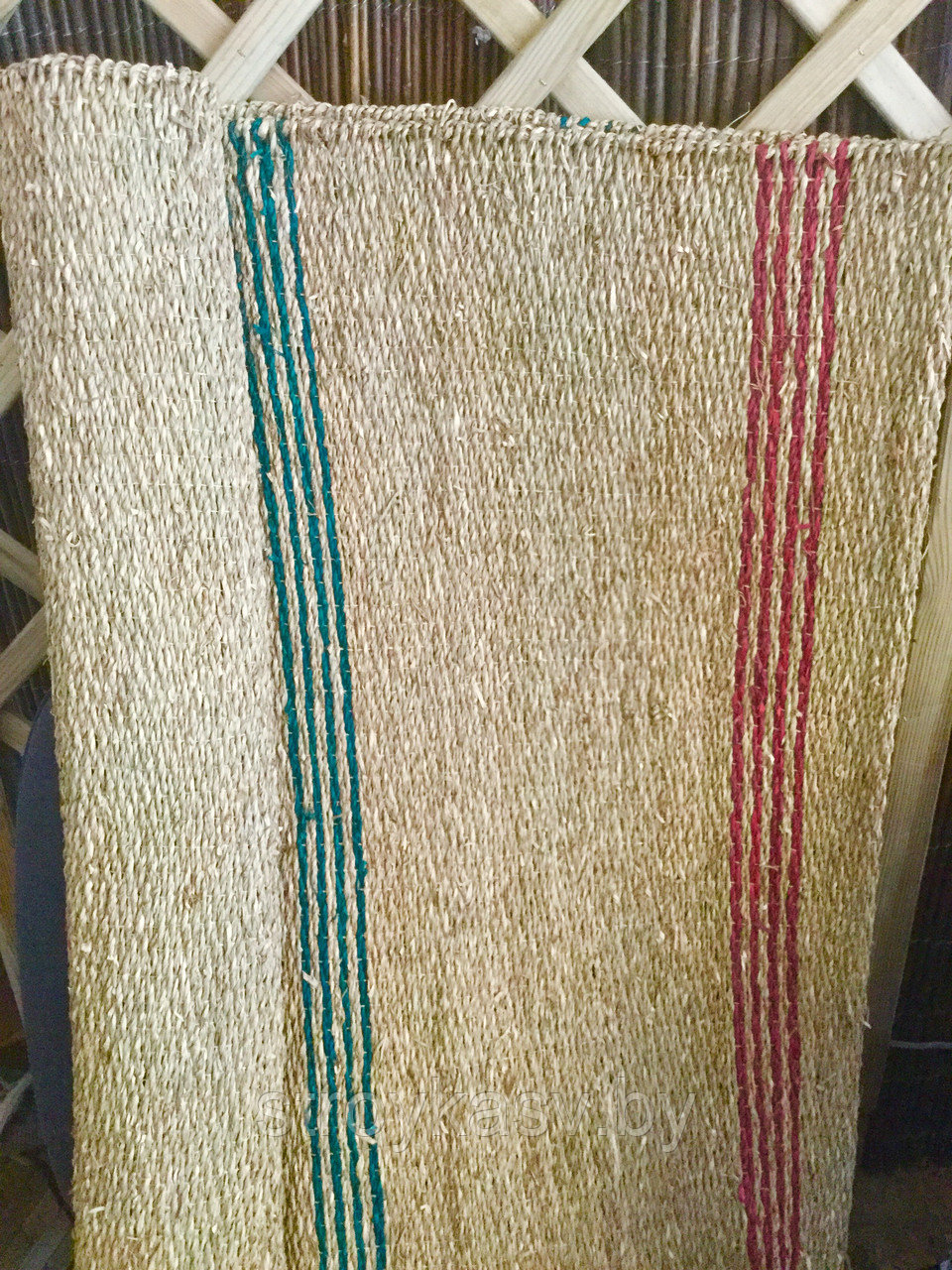 Циновка-коврик из рисовой соломы 90х150 - фото 4 - id-p9883605