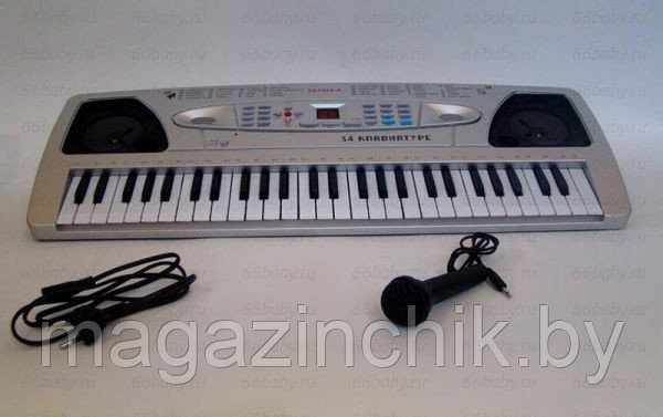 Детский синтезатор пианино с микрофоном, 54 клавиши SD 5489 купить в Минске - фото 2 - id-p2745472