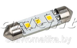 Автолампа ARL-F37-3E Warm White (10-30V, 3 LED 2835)