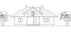 Проект одноэтажного дома для согласования