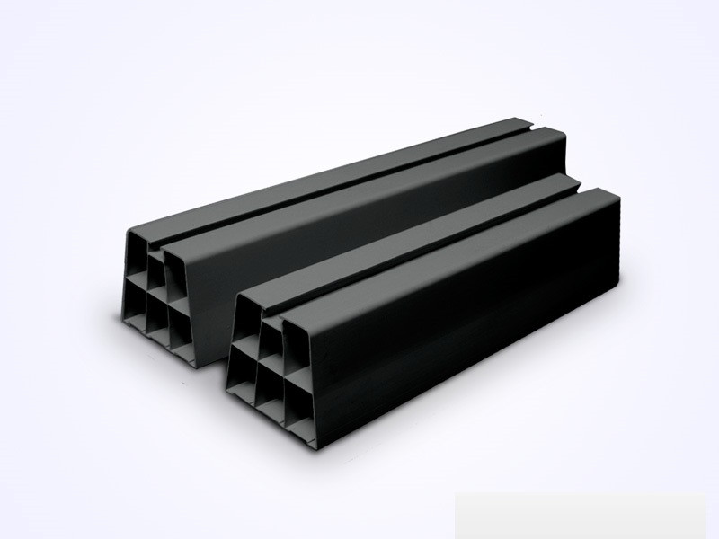 Опора кондиционерная ПВХ CASTEL (450х80мм, черный) - фото 1 - id-p64978559