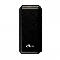 Внешний аккумулятор Ritmix RPB-10001L, 10000mAh, 5V, 2A, Black