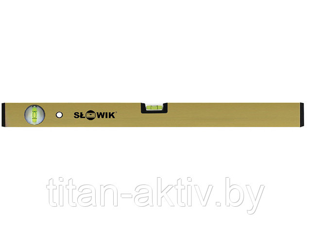 Уровень 1200 мм 2 глаз. брусковый, золото P01 SLOWIK (быт.) (580 гр/м 0.50 мм/м)