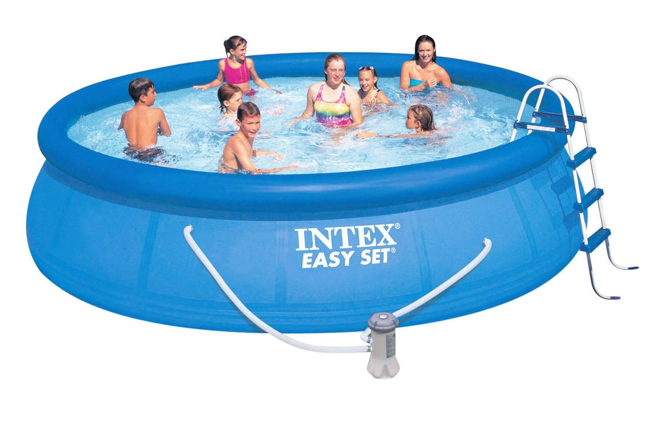 Надувной бассейн Intex Easy Set 26166NP 457х107 см - фото 2 - id-p61431494