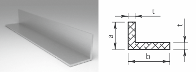 Уголок алюминиевый 40Х40Х1,8 ММ, 2000 ММ