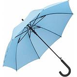 Темно-синий зонт-трость Wind с изогнутой ручкой.  Для нанесения логотипа, фото 2