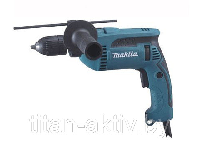 Дрель ударная MAKITA HP 1641 F в кор. (680 Вт, патрон БЗП, 1 скор., подсветка)