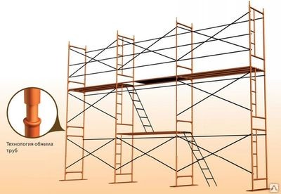 Леса строительные высота до 60 метров