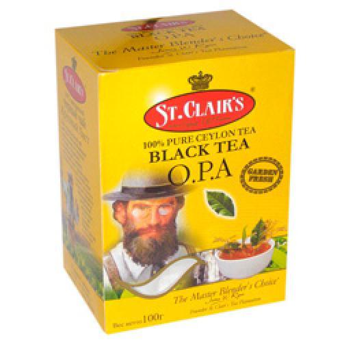Чай "O.P.A." St. Clairs черный байховый крупнолистовой цейлонский, 100 г Шри-Ланка - фото 2 - id-p63900022