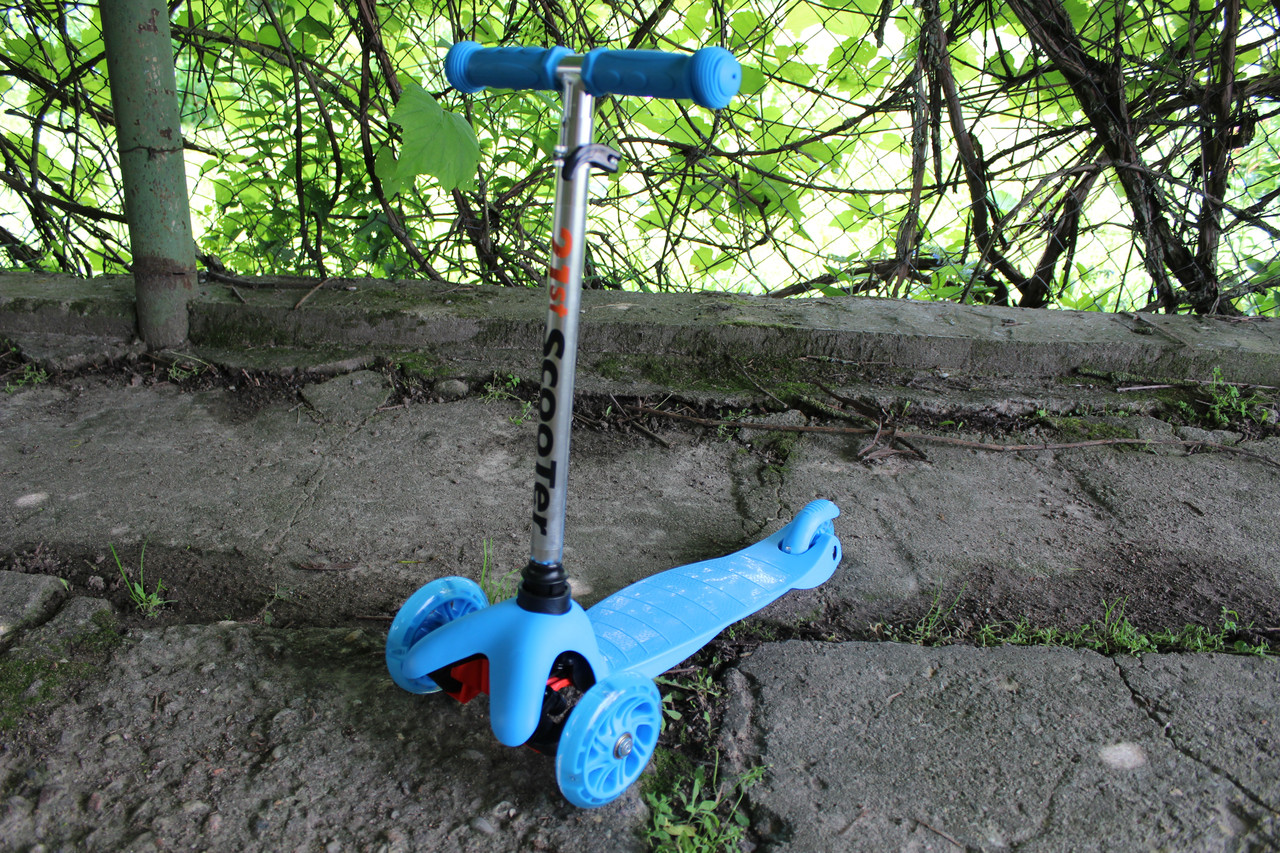 Самокат 21st scooter mini (голубой)