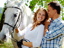 Фотосессия с лошадьми для пары