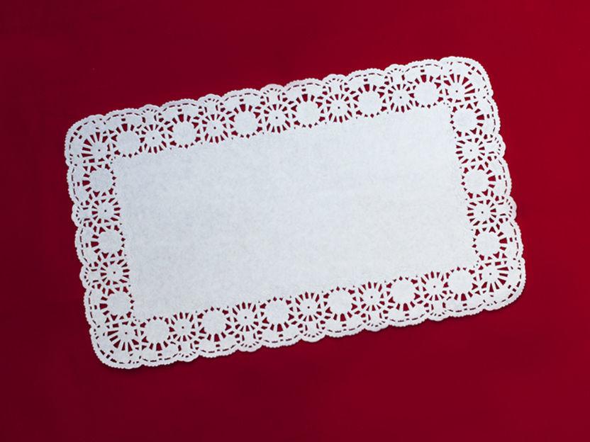 Салфетка ажурная, бумажная, ПРЯМОУГОЛЬНИК, 40 х 50 см, 250 шт. в упаковке