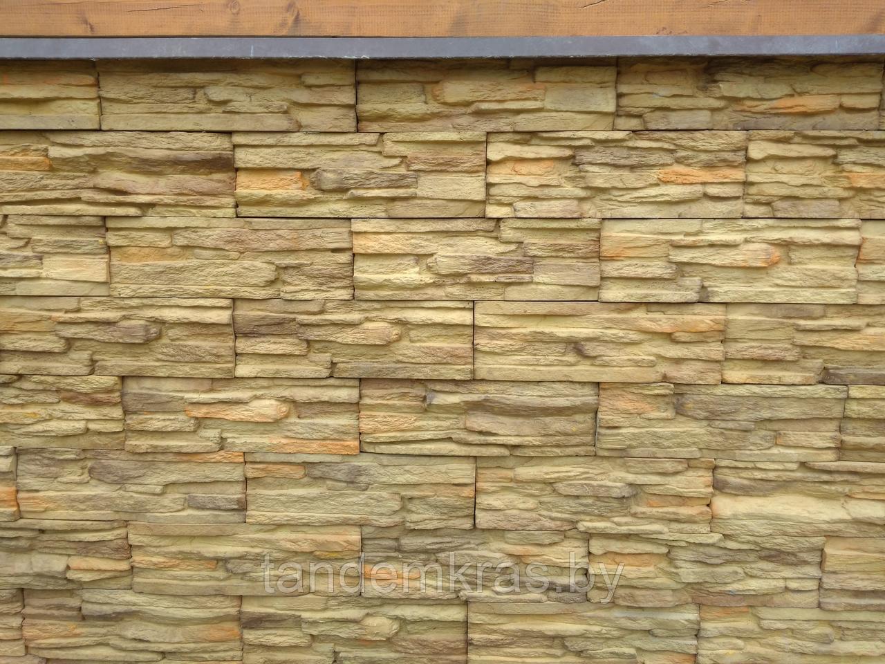 Камень облицовочный бетонный «Медвежья кожа» 285х95х20 - фото 1 - id-p43672123