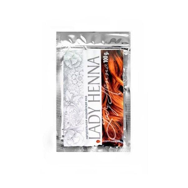 Хна Lady Henna натуральная коричневая (с басмой), 100 г