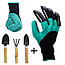 Садовые перчатки с когтями Garden Genie Gloves, фото 7