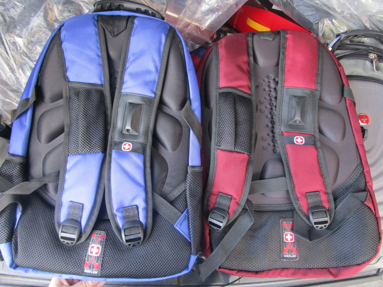 Рюкзак SwissGear с usb выходом для наушником.синий - фото 3 - id-p65902193