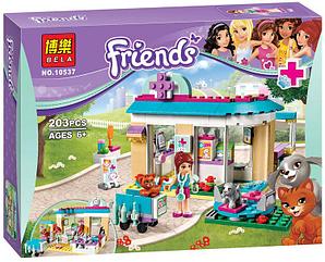 КОНСТРУКТОР BELA FRIENDS 10537 "ВЕТЕРИНАРНАЯ КЛИНИКА" (АНАЛОГ LEGO FRIENDS 41085), 203 ДЕТ​.о