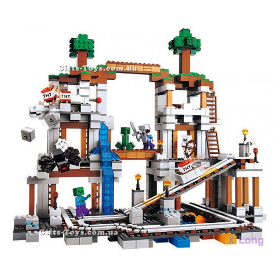 Конструктор Minecraft Lepin 18011 "Шахта" 922 деталей, аналог Lego 21118 - фото 2 - id-p65224716