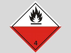Знак ДОПОГ "Класс 4.2"