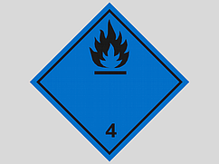 Знак ДОПОГ "Класс 4.3"