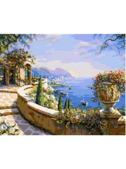Картина по номерам Солнечные берега Греции 40х50 см - фото 2 - id-p65225054
