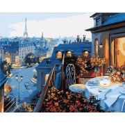 Картина по номерам Парижский ресторан 40х50 см, фото 2