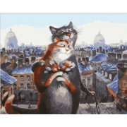 Картина по номерам Питерские коты 40х50 см - фото 1 - id-p65225100